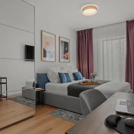 Mido Duo In New Building With Parking, Self Check-in And Security Bucharest